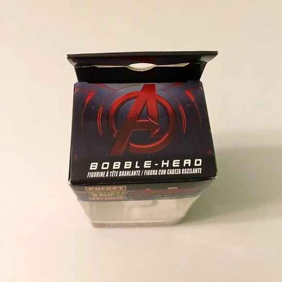 Pocket Pop Iron Man Keychain Mini Marvel Avengers  Iron Man Bobble Head Funko - Picture 11 of 11